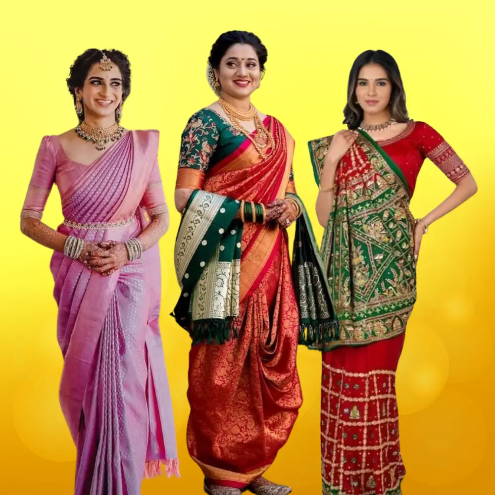 Different ways to drape a saree