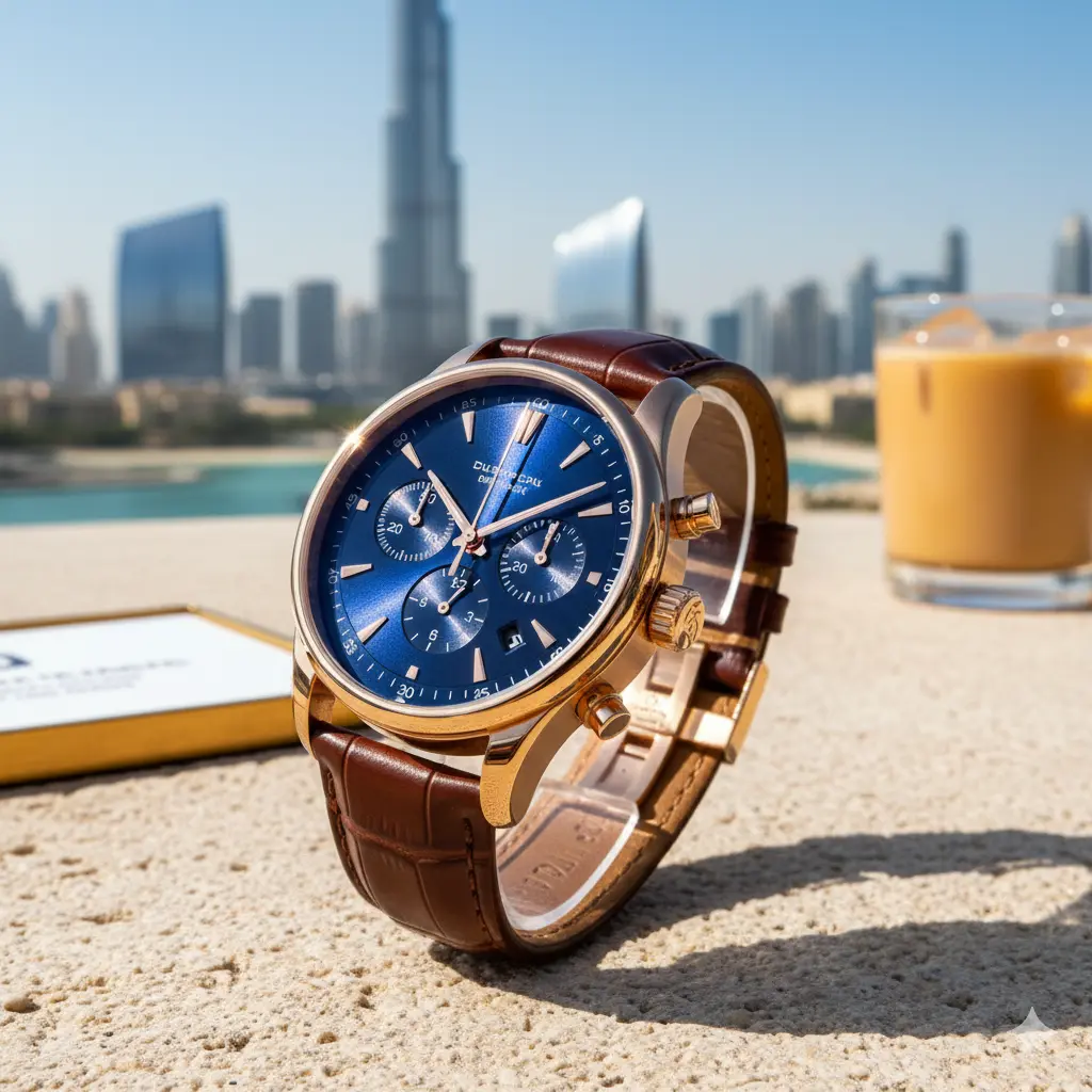 Men's luxury watch suitable for Dubai's business and social lifestyle1