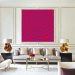 Anukrati Graphics Soothing Optical Illusion Poster – Mental Peace Design