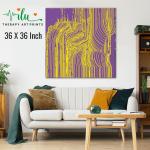 Anukrati Graphics Therapeutic Optical Wall Print – Unwind and Heal
