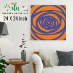 Anukrati Graphics Visual Zen Poster – Anti-Stress Illusion Art Print