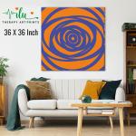 Anukrati Graphics Visual Zen Poster – Anti-Stress Illusion Art Print