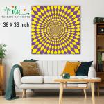 Anukrati Graphics Healing Energy Art – Optical Illusion for Stress Reduction