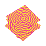 Anukrati Graphics Stress Relief Illusion Art Print – Calming Visual Therapy