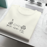 Arya Men's Ekaant: Faith, Hope & Life T shirt