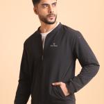 BERRYBLUES Premium Men's Comfort Bomber Jacket - Black