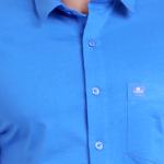 BERRYBLUES Mens Basic Solid Full Sleeve Knitted Shirt