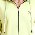 BERRYBLUES Premium Men's Fleece Full Sleeve Hoody Sweat Shirt - Lime