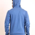 BERRYBLUES Premium Men's Fleece Full Sleeve Hoody Sweat Shirt - Petrol