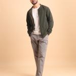 BERRYBLUES Premium Men's Comfort Bomber Jacket - Olive