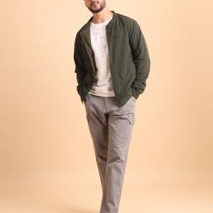 BERRYBLUES Premium Men's Comfort Bomber Jacket - Olive