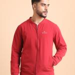 BERRYBLUES Premium Men's Comfort Bomber Jacket - Red