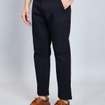 BERRYBLUE Premium Cotton Chinos Trousers For Men's - Black