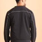 BERRYBLUES Premium Men's Comfort Bomber Jacket - Black