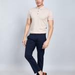 BERRYBLUE Premium Cotton Chinos Trousers For Men's - Navy