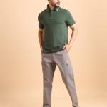 BERRYBLUES Mens Premium Mercerised Pique Polo Neck Half Sleeve T-shirt