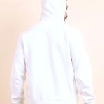 BERRYBLUES Premium Men's Fleece Full Sleeve Hoody Sweat Shirt - OffWhite