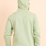 BERRYBLUES Premium Men's Fleece Full Sleeve Hoody Sweat Shirt - Pista