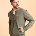 BERRYBLUES Premium Men's Comfort Bomber Jacket - Dark Pista