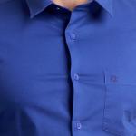 BERRYBLUES Basic Mens Solid Cotton Full Sleeve Formal & Casual Shirt