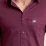 BERRYBLUES Basic Men's Solid Full Sleeve Knitted Shirt