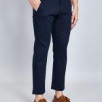 BERRYBLUE Premium Cotton Chinos Trousers For Men's - Navy