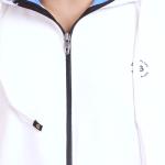 BERRYBLUES Premium Men's Fleece Full Sleeve Hoody Sweat Shirt - OffWhite