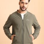 BERRYBLUES Premium Men's Comfort Bomber Jacket - Dark Pista
