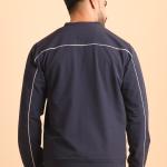 BERRYBLUES Premium Men's Comfort Bomber Jacket - Navy