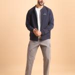 BERRYBLUES Premium Men's Comfort Bomber Jacket - Navy