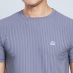 BERRYBLUES Mens Nylon Athleisure Round Neck T-Shirt
