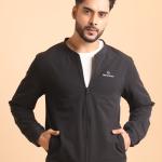 BERRYBLUES Premium Men's Comfort Bomber Jacket - Black