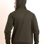 BERRYBLUES Premium Men's Fleece Full Sleeve Hoody Sweat Shirt - Olive