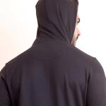 BERRYBLUES Premium Men's Fleece Full Sleeve Hoody Sweat Shirt - Black