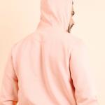 BERRYBLUES Premium Men's Fleece Full Sleeve Hoody Sweat Shirt - Peach