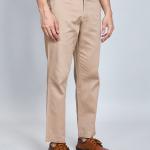 BERRYBLUE Premium Cotton Chinos Trousers For Men's - Beige