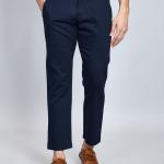 BERRYBLUE Premium Cotton Chinos Trousers For Men's - Navy