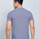 BERRYBLUES Mens Nylon Athleisure Round Neck T-Shirt