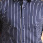 BERRYBLUES Mens Stripe Cotton Full Sleeve Shirt