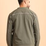 BERRYBLUES Premium Men's Comfort Bomber Jacket - Dark Pista
