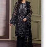 Organza Silk Salwar Suit With Dupatta
