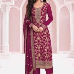 Viscose Jacquard Salwar Suit With Dupatta