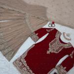 Maroon Georgette Salwar Suit With Dupatta