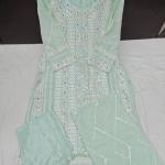 Georgette Ready Made Silk Salwar Suit With Heavy Embroidery