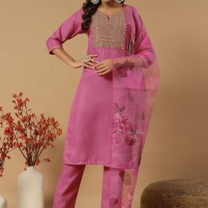 Bestbuy Slub Cotton Salwar Suit With Dupatta
