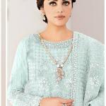 Georgette Silk Pakistani Salwar Suit With Dupatta