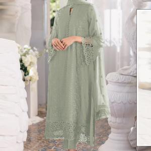 Bestbuy Georgette Silk Pakistani Salwar Suit With Dupatta