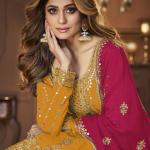 Semi Stiched Georgette Salwar Suit With Dupatta