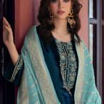 Bestbuy Pure Viscose Velvet Salwar Suit With Dupatta Semi Stitchhed
