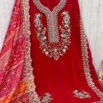 Bestbuy Semi Stiched Georgette Pakistani Salwar Suit With Dupatta